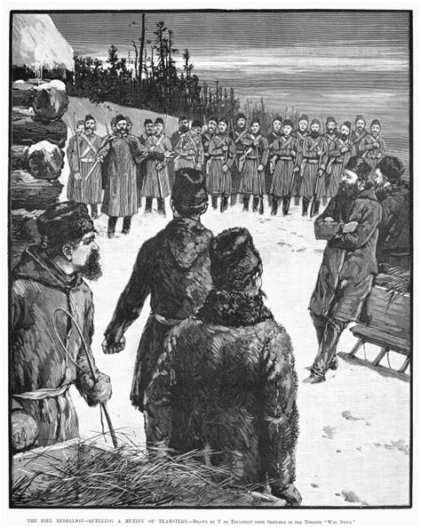 Canada Rebellion 1885 Nquelling A Mutiny Of Teamsters During The North West Rebellion Of