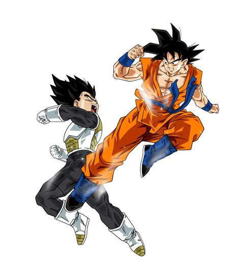Goku Vs Vegeta By Bardocksonic On Deviantart Akira Anime Luta Anime