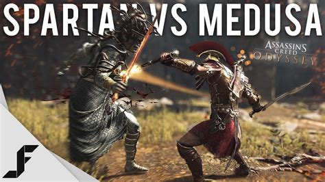 Spartan Vs Medusa Assassin S Creed Odyssey Gameplay YouTube