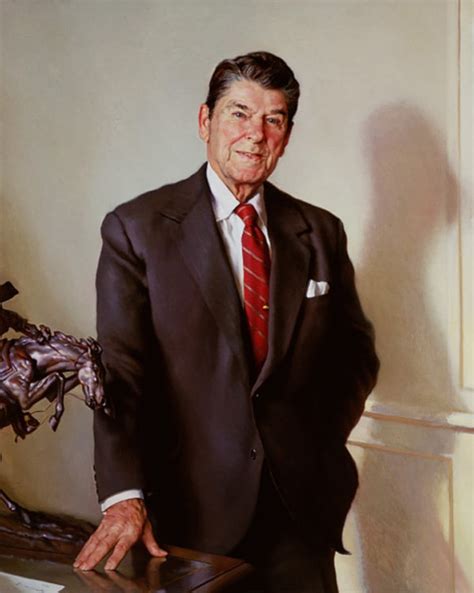 Ronald Reagan By Nelson Shanks Art Renewal Center