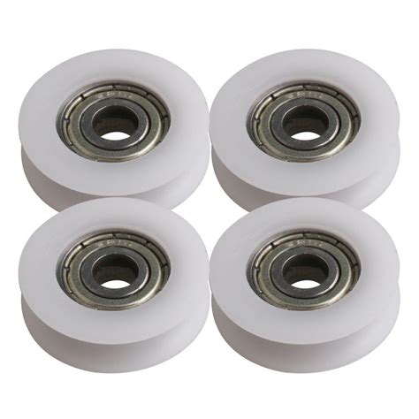 Pulleys Blocks Sheaves 4pcs U Type Groove Guide Pulley 625zz Pulley