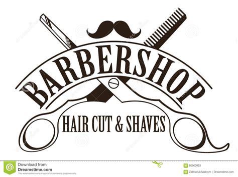 Logo Vectoriel De Barbershop Logo Illustration De L Entreprise