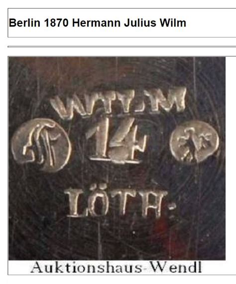 German Silver Marks Berlin Date Please Antiques Board