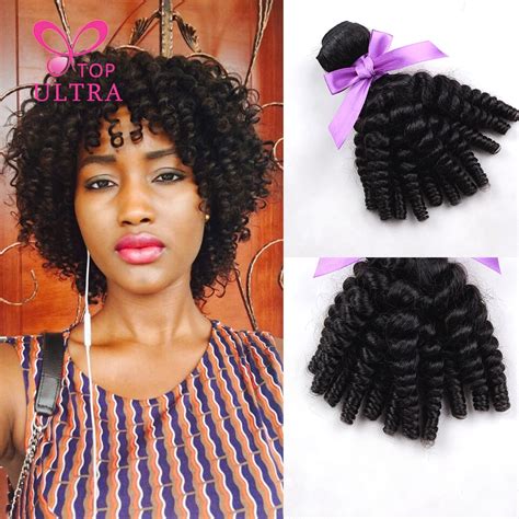 Top Ultra 8a Nigerian Spiral Curl Weave Human Hair 3pcs