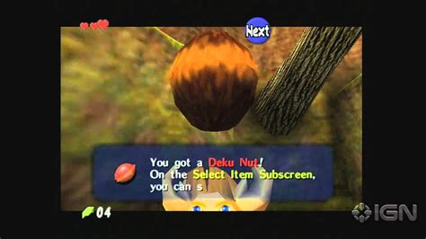 Getting The Deku Nut Zelda Ocarina Of Time Deku Tree Part 13