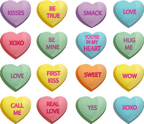 Conversation Hearts Valentine Free Image On Pixabay