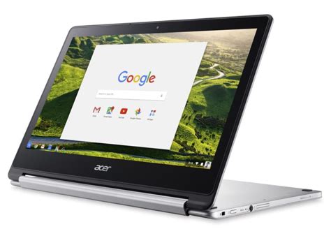 This laptop is powered by intel celeron dual core n3060 processor, coupled with 4 gb of ram and has 32 gb. Acer shows off fold-able touchscreen Chromebook R13