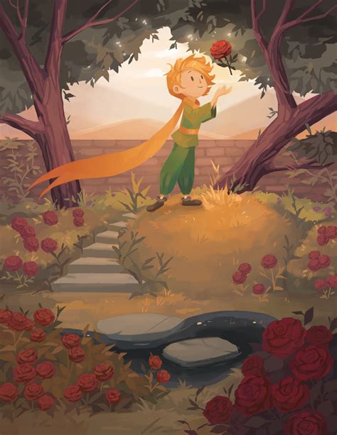 Little Prince His Rose By Citrusfoam On Deviantart The Little Prince
