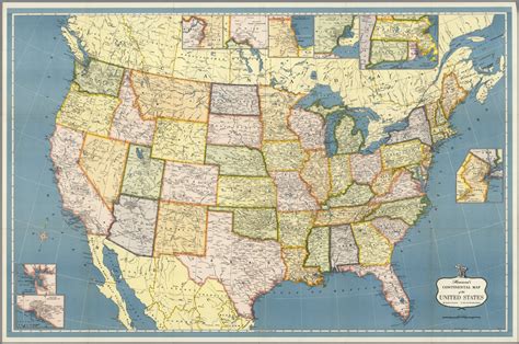 Hammonds United States David Rumsey Historical Map Collection