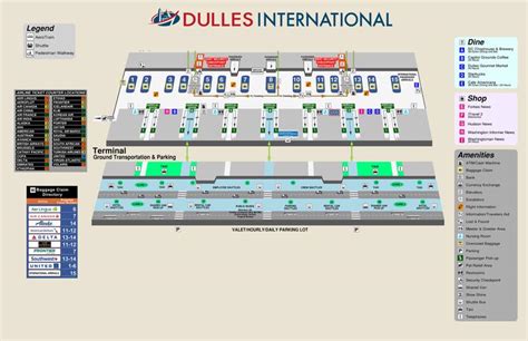 Dulles Airportiad Terminal Maps Shops Restaurants Food Court 2024