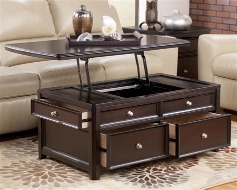 Signature Design By Ashley Carlyle T771 20 Rectangular Lift Top