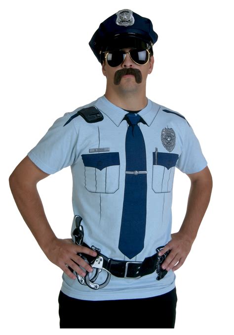 Dress like your favorite character with our diy costume guides for cosplay & halloween. Cop Costume T-Shirt