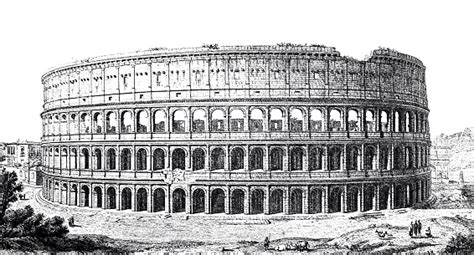 El coliseo es el principal símbolo de roma, una imponente construcción que, con casi 2.000 años de antigüedad, os hará retroceder en el tiempo para descubrir cómo era la antigua. Ilustración de Coliseo En Roma y más Vectores Libres de Derechos de 2018 - iStock