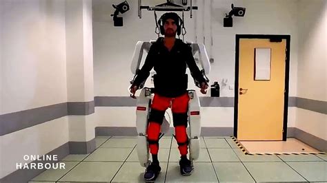 Man Was Able To Walk Again Using A Robotic Exoskeleton Youtube