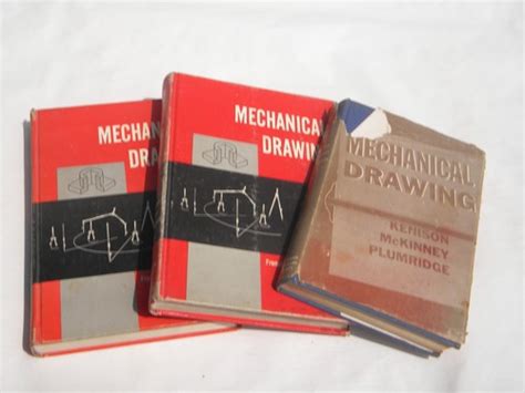 Lot Vintage Architectsengineersdrafters Technical Drawingdrafting Books