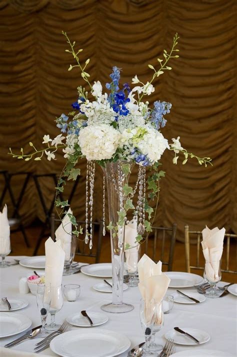 Wedding Centerpiece With Crystals By Jacob Moss Designs Wedding Table