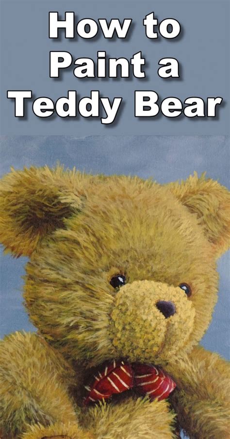 How To Paint A Teddy Bear In Acrylic — Online Art Lessons