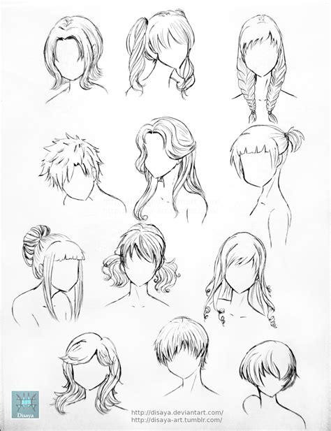See pictures of the hottest hairstyles, haircuts and colors of 2021. Hair Reference 1 by Disaya on deviantART | How to draw ...