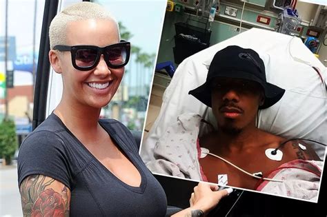 Amber Rose Sends Well Wishes To Nick Cannon After He Shares Picture