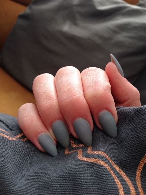 Amazon's choice für nagellack grau matt essie nagellack für farbintensive fingernägel, nr. #Nägel#Gel#grau#stiletto#spitz#matt#nails - Today Pin ...