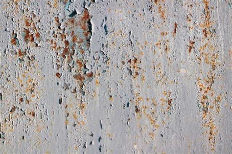 Premium Photo Peeling Paint On A Rusty Metal Surface