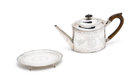 Bonhams A George Iii Silver Teapot By Peter And Ann Bateman London