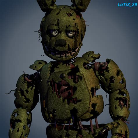 Heres A Recreation Of Golden Freddys Render From Fnaf 2s Custom