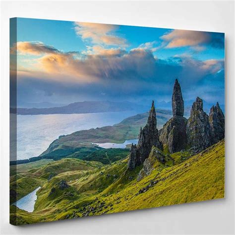 Isle Of Skye Scotland Canvas Wall Art 3 5 Piece Panel Canvas Etsy