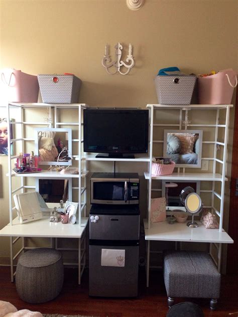 Pin By Kelsey Garrison On College Home Dorm Room Storage College
