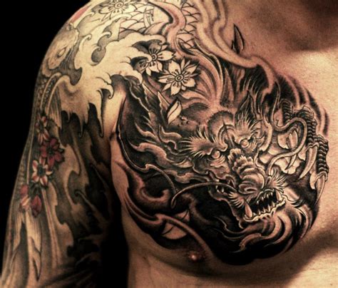 77 Wonderful Dragon Shoulder Tattoos Shoulder Tattoos