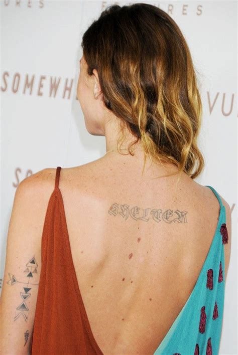 from erin wasson to cara delevingne the coolest model tattoos ever cara delevingne erin
