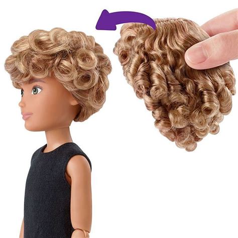toy manufacture mattel introduces gender neutral barbie dolls blonde curly hair curly hair