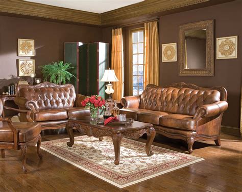 Victoria Traditional Living Room Set 2 Pc Sofa Loveseat In 2021
