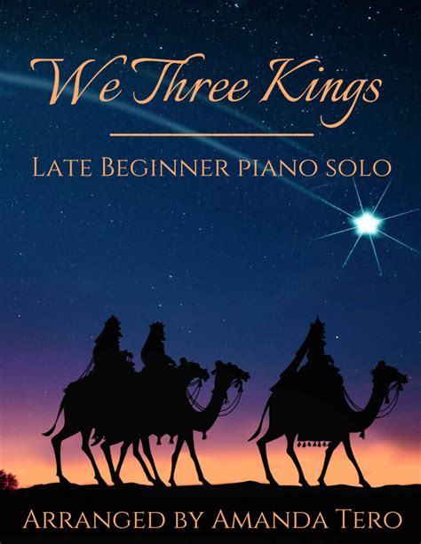 Silent Night Late Beginnerelementary Christmas Piano Sheet Music