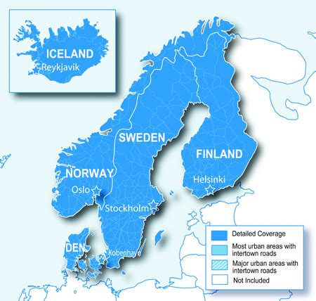 What does it take to be happy? Garmin GPS map of Denmark, Sweden, Norway, Finland for ...