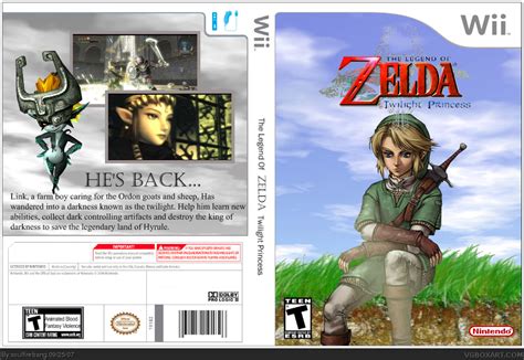 Viewing Full Size The Legend Of Zelda Twilight Princess Box Cover