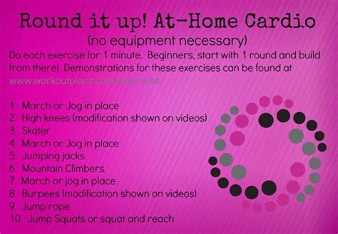 At Home Cardio No Equipment Necessary At Home Workout Plan Cardio At Home Hiit Workout At Home