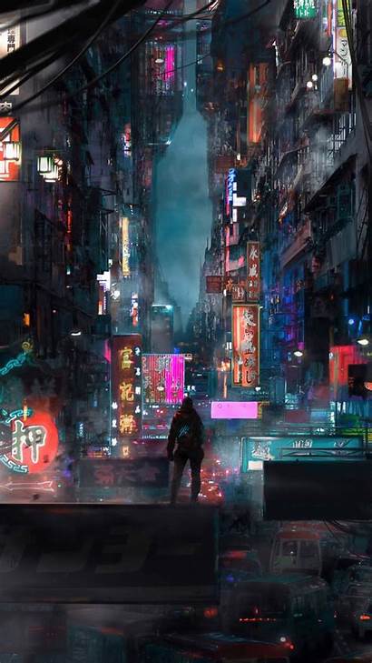 Cyberpunk Iphone Wallpapers 2077 Cityscape Amazing Arte