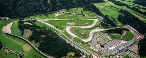 Austrian Gp Track Map Circuit Red Bull Ring Austria Circuit