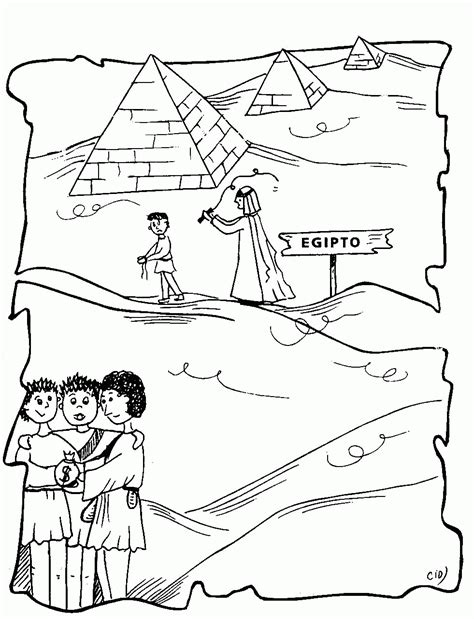 Coloring Pages Joseph Forgives His Brothers Coloring Home