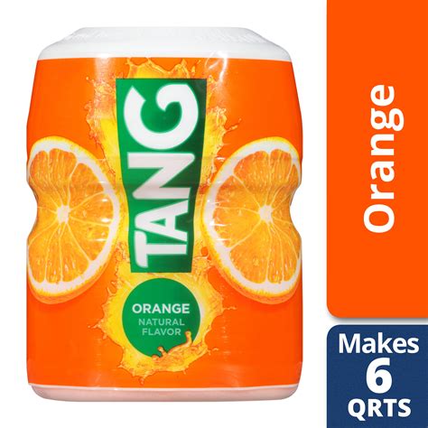 Tang Drink Powder Orange Caffeine Free 20 Oz Jar