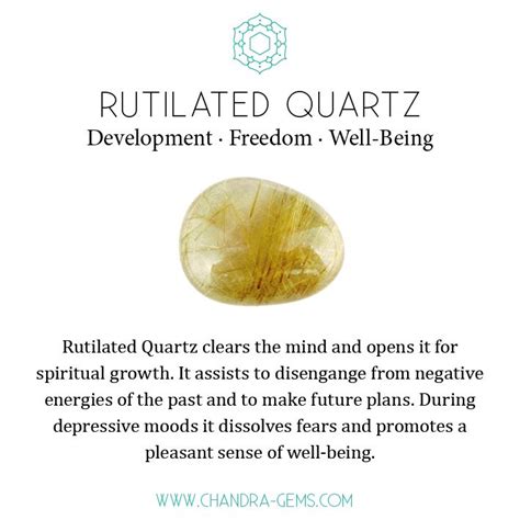 Rutilated Quartz Healing Properties Development Freedom And Well