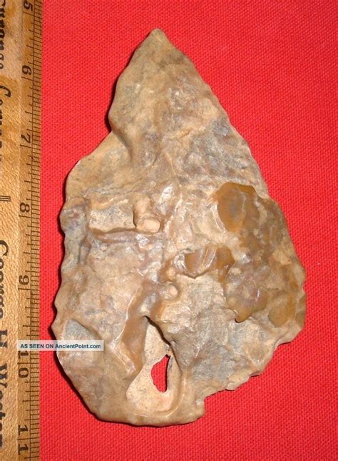 Unique 5 5 Paleolithic Acheulean Early Man Axe Prehistoric