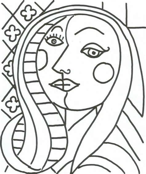 Coloriage Picasso ~ Coloring Days