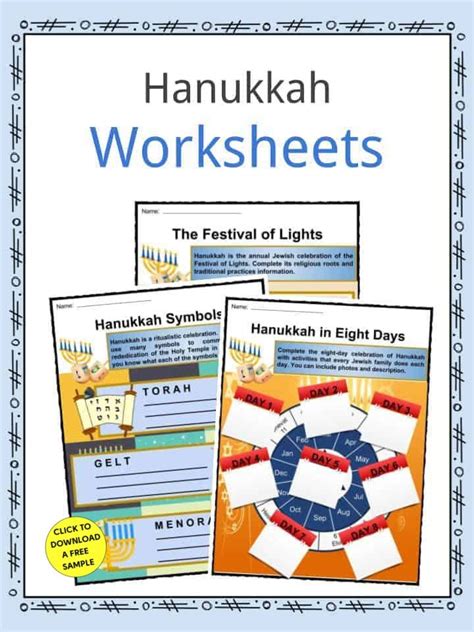 Hanukkah Facts And Worksheets Kindergarten Worksheets Kindergarten