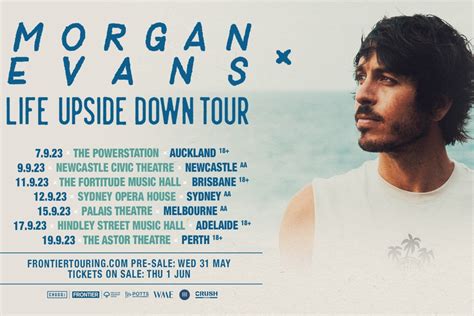 Morgan Evans Announces Australian Life Upside Down Tour Kix Country