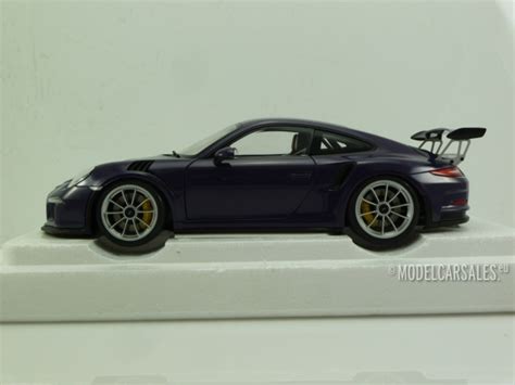 Porsche 911 991 Gt3 Rs Ultraviolet Purple 118 78169 Autoart