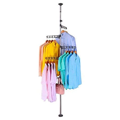 The laundry rack is among those things that we don't give enough importance to. Baoyouni Floor to Ceiling Revolving Tension Pole Clothes ...