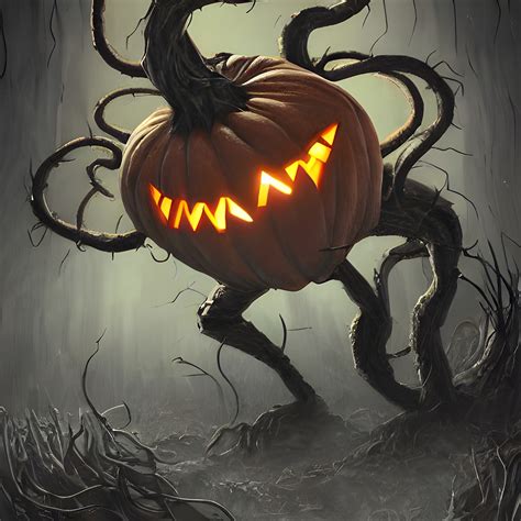 Scary Jack O Lantern Wallpaper