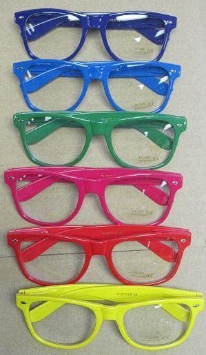 Neon Nerd Glasses Geek Dork Different Colors Ebay